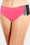 Incare High Rise Full Coverage Hipster Panty (Pack of 3) - Multicolor — thumbnail 1